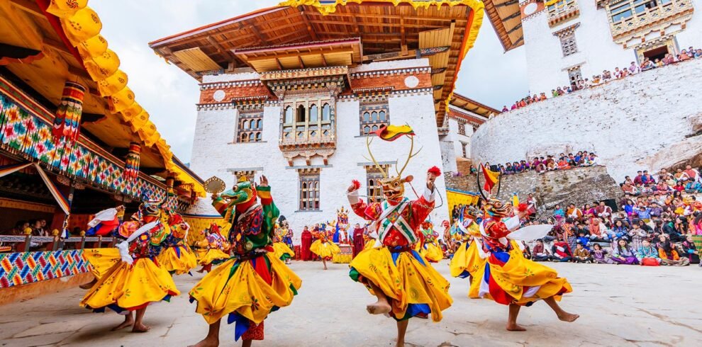 Bhutan cultural tour package Paro Tshechu
