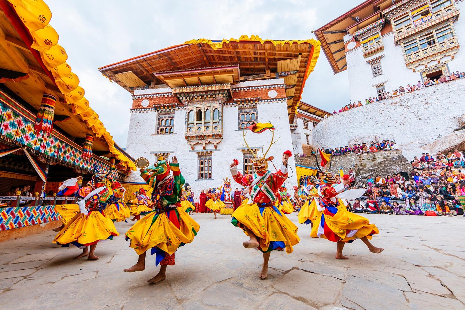 Bhutan cultural tour package Paro Tshechu